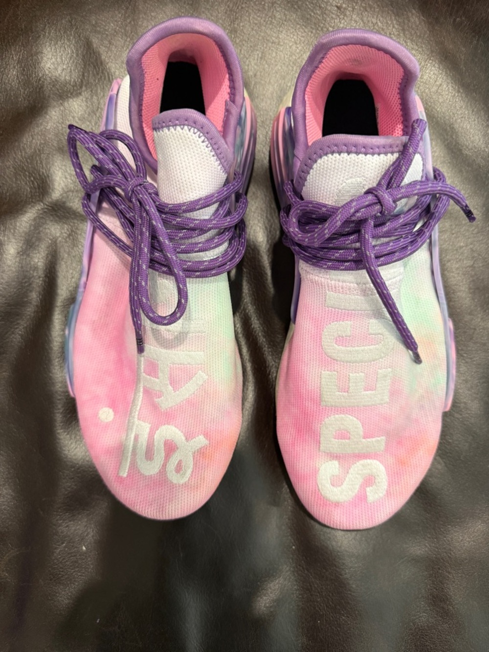 adidas Human Race NMD Pharrell Holi Festival Pink Glow AC7362 Size 8M OG All - Picture 4 of 11
